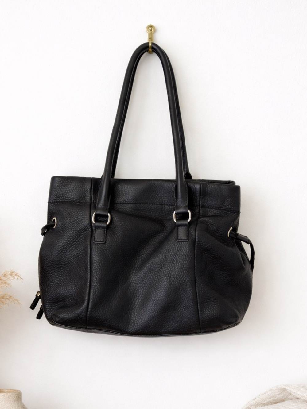 KATE spade NY Westbury Bess Pebbled Leather Shoulder Bag in Black - Picture 2 of 5